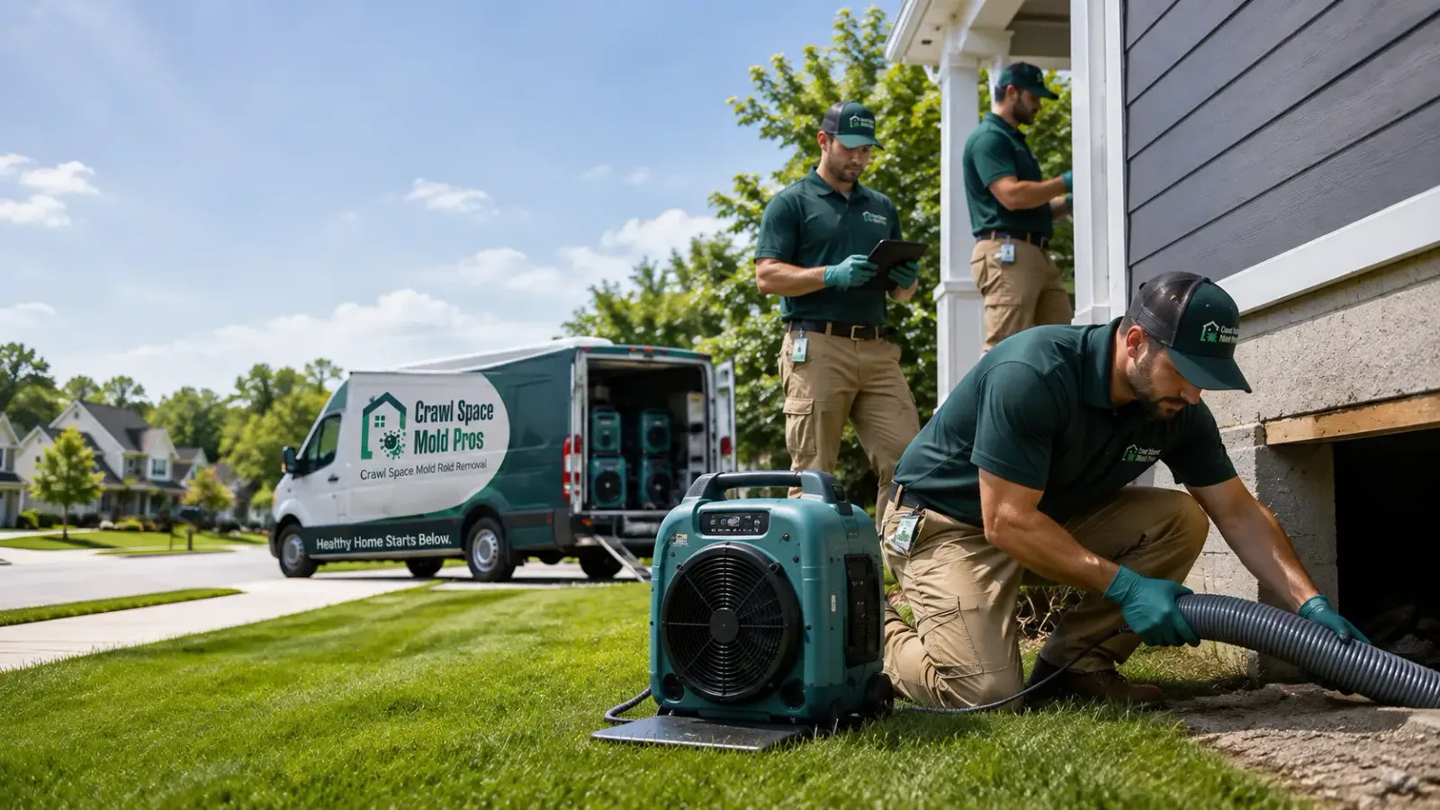 Crawl Space Mold Removal in Harper, IA